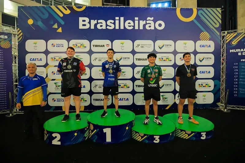 Mampituba conquista medalhas no Brasileirão de Inverno de Tênis de Mesa