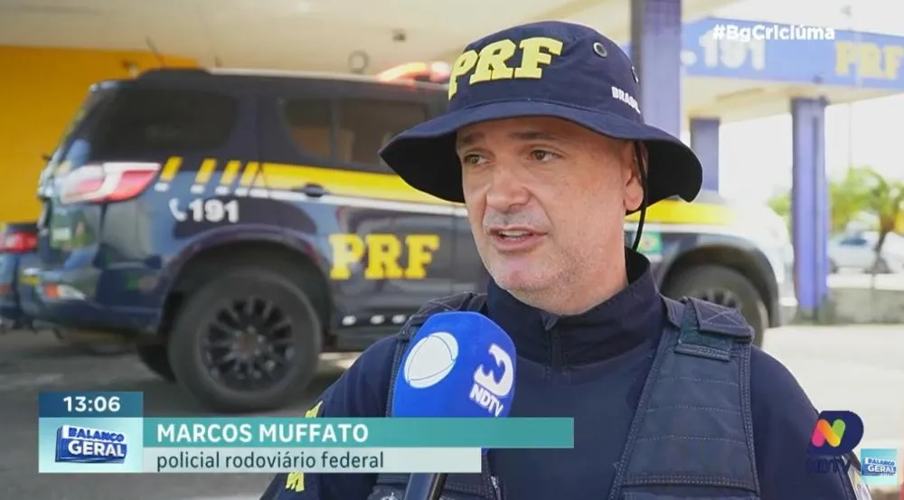 Ação orienta motoristas no trecho sul da BR-101 em SC